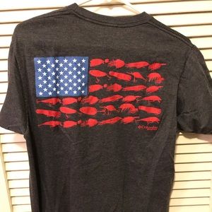 men’s Colombia fly fishing tee